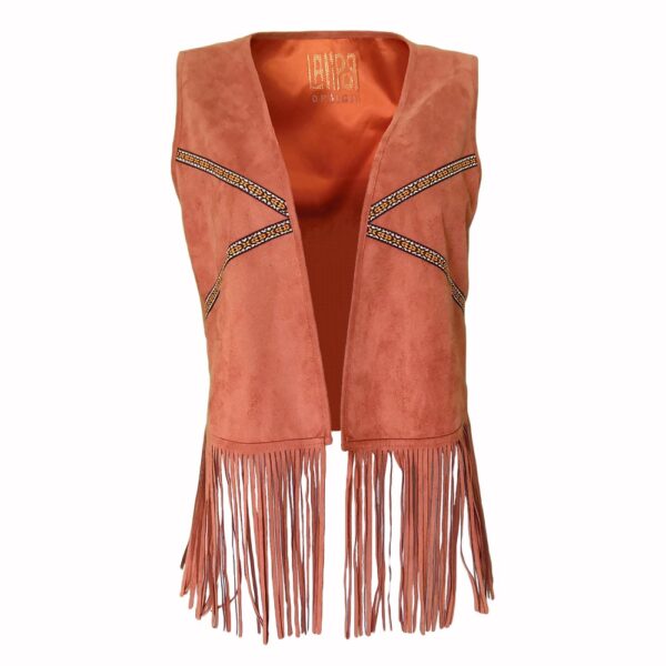 Vest With Fringe Details
