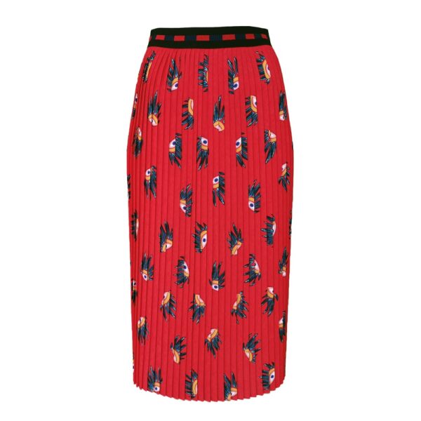 Eyes On Midi Pleated Skirt
