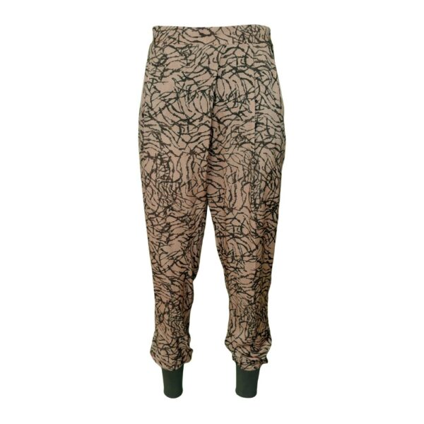 Matt Gold Printed Viscose Harem Pants