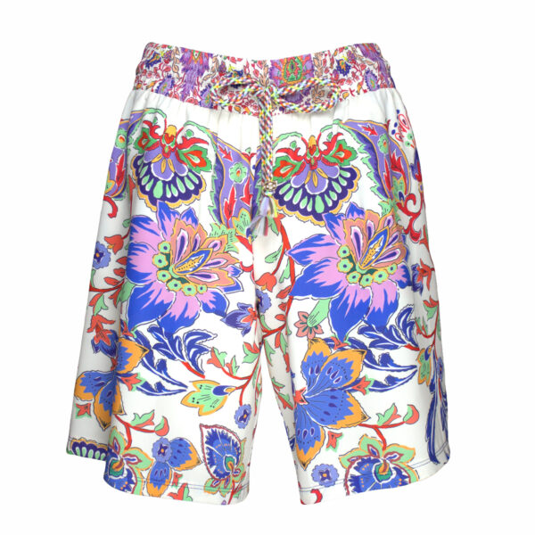 Paisley-Print Shorts