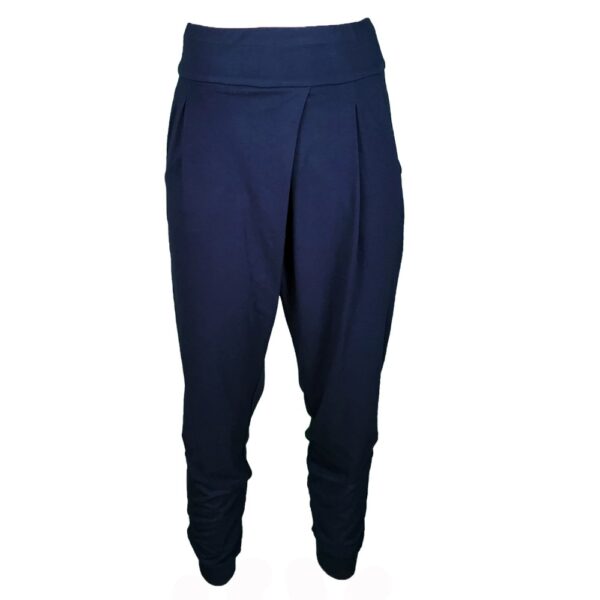 Slouchy Harem Pants-Dark Blue