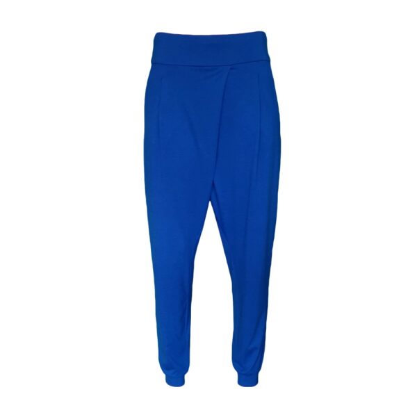 Slouchy Harem Pants-Sax Blue